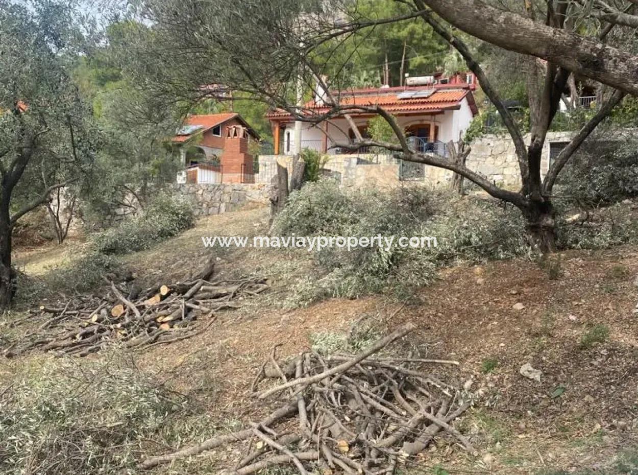 1734M2 Zoned Land In Kalimche Houses Area In Göcek
